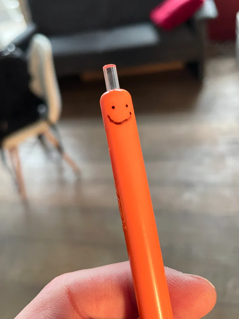 Happy ballpoint pen - Jan 15, 2025